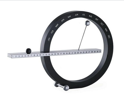 Perpetual Calendar Grey Silver